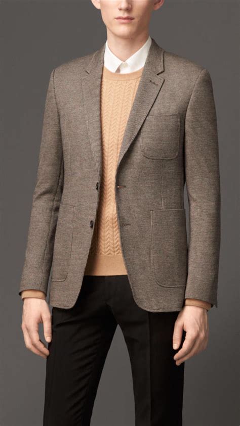 burberry cotton wool blazer mens|Burberry flannel outfit men.